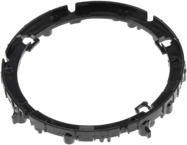 Black lens bayonet mount ring with locking tabs, repair part for E-mount lenses