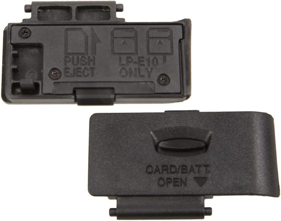 Battery Door Cover Lid Cap Replacement Repair Part Compatible with Canon EOS 1100D EOS Rebel T3 DSLR Digital Camera