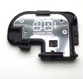 Pixco battery door cover lid cap for Canon EOS 5D Mark III, silver metal with black plastic