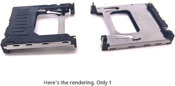 Metal SD card slot holder bracket for DSLR camera, open frame design