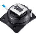 Godox hot shoe mount replacement for flash, black base with metal top and knobs
