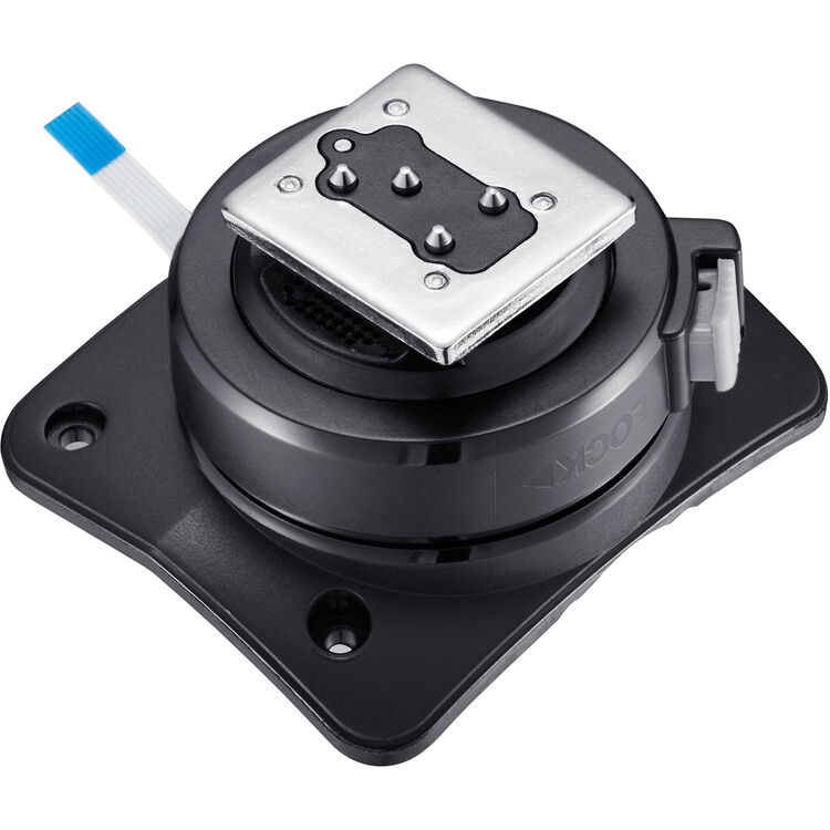 Godox hot shoe mount replacement for flash, black base with metal top and knobs