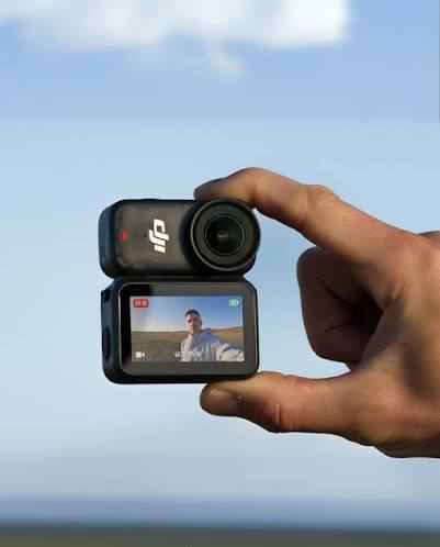 DJI Osmo Nano action camera with rear touchscreen display