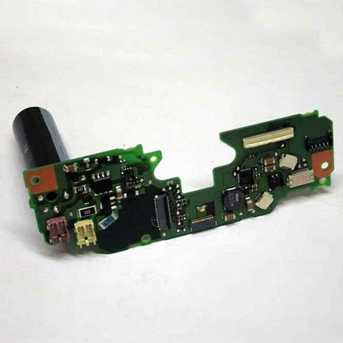 Green PCB flash circuit charge board with ribbon connector and electronic components