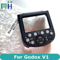 Black Godox V1 flash replacement mode button panel with control wheel and LCD window