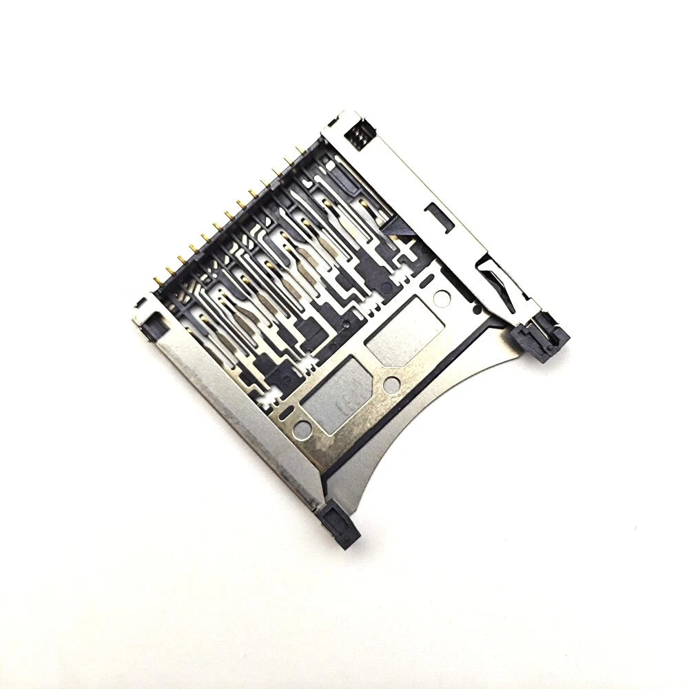 SD card slot reader holder with metal bracket and black connector for Nikon cameras