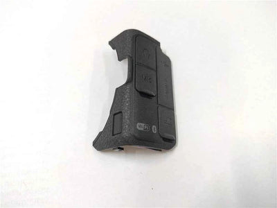 Black camera interface cover with MIC flap and port cutouts