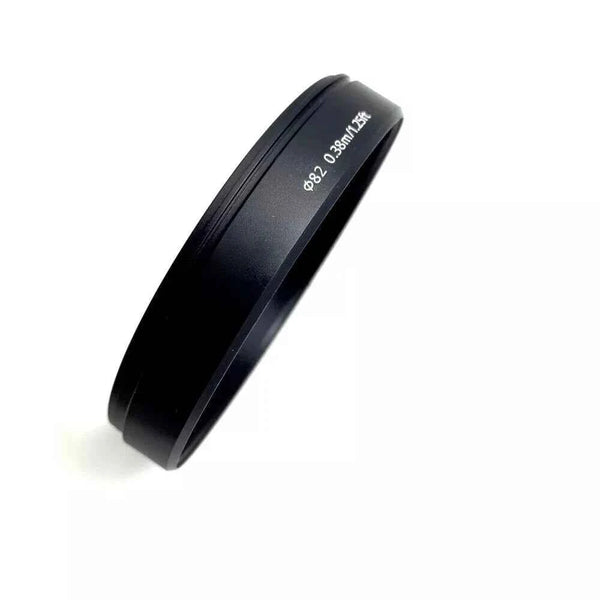 Black lens hood ring, marked 82 030 23 1.0