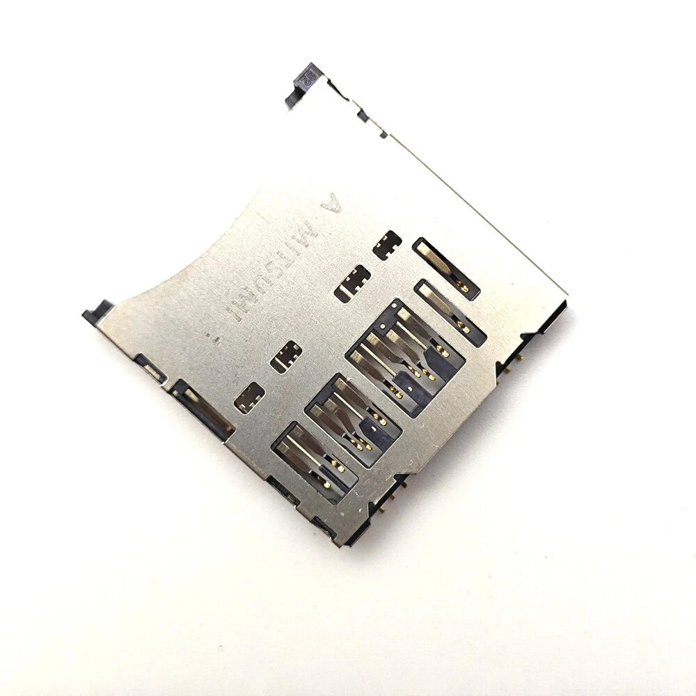 SD card slot reader holder with metal frame and ribbon cable, for Nikon cameras